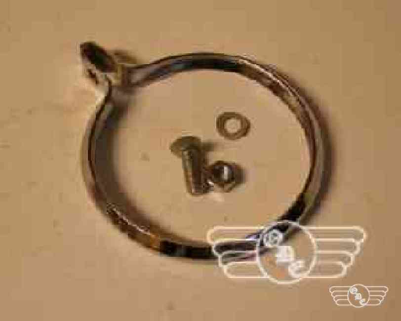 Auspuffschelle hinten alt