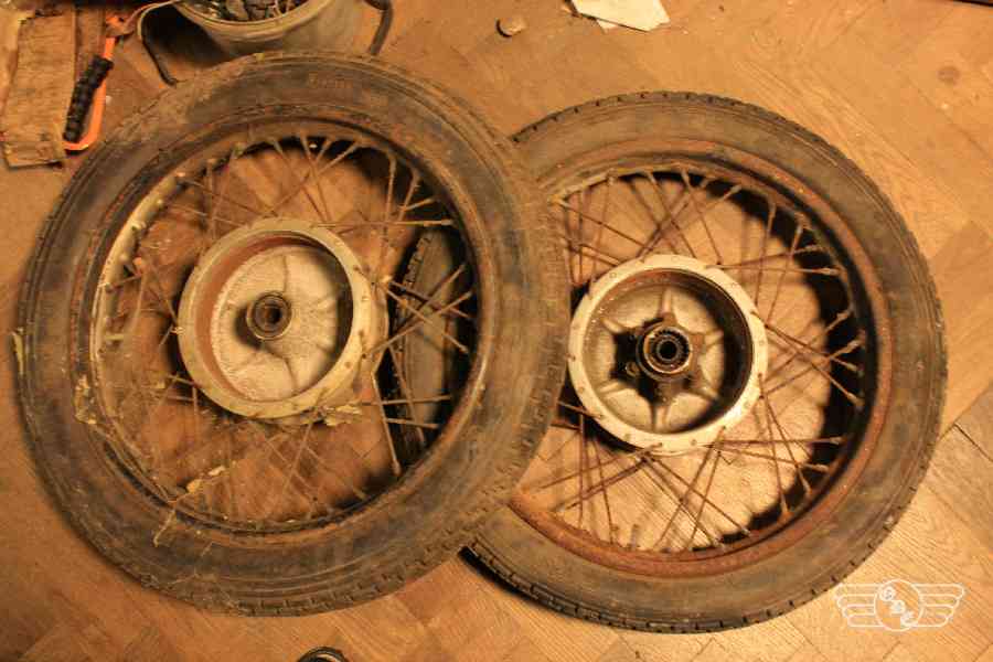 Vorderrad, Hinterrad, AWO Sport