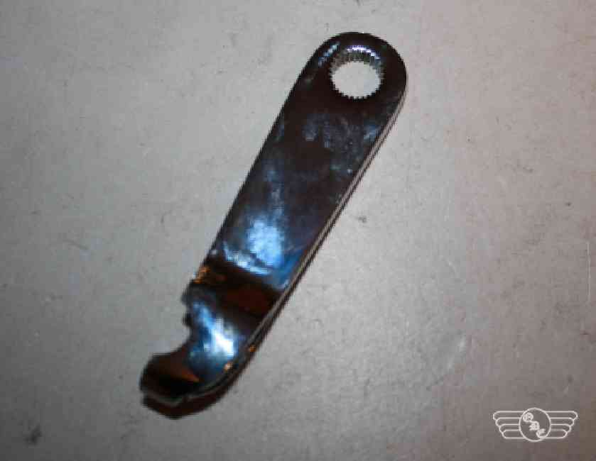 Bremshebel hinten gerade