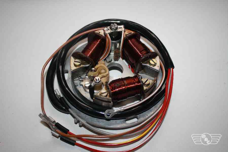 Grundplatte SR50 6V Unterbrecher, NOS