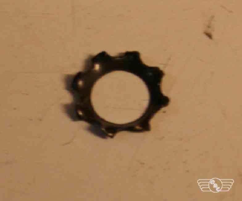 Zahnscheibe 5mm a. schräg