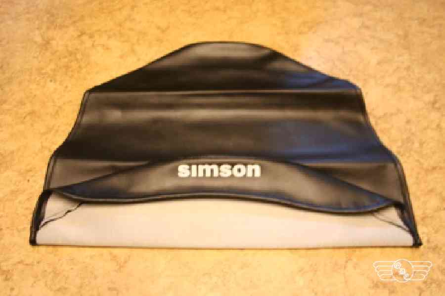 Sitzbezug schwarz glatt, SR 50