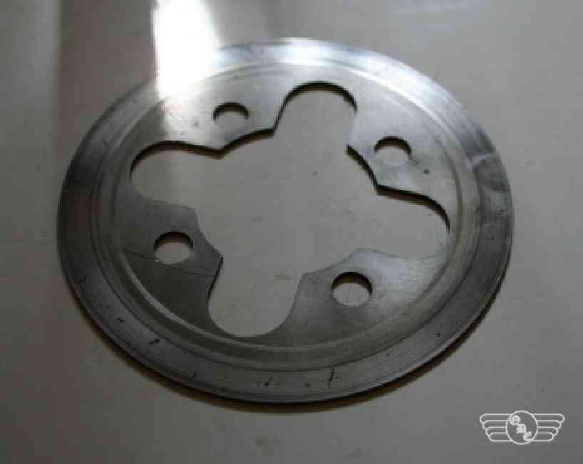 35508 Kupplungslamelle Stahl  gebr.