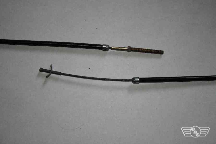 Seilzug Fußbremse KR51 außen ,schwarz, DDR Seilzug Fußbremse KR51 außen ,schwarz, DDR