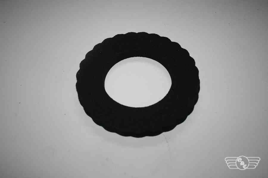 Tankfilz schwarz 60mm