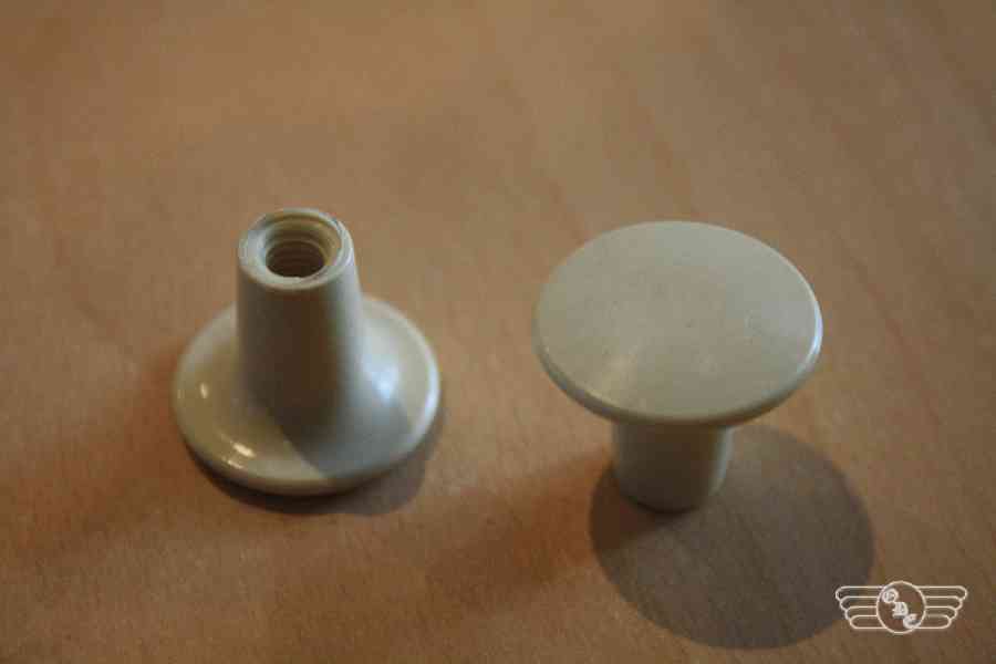 Knopf für Tupfer und Starter KR50, KR51, elfenbein Knopf für Tupfer und Starter KR50, KR51, elfenbein